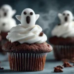 Ghost Cupcakes Recipe: Spooky and Fun Halloween Dessert 6 Ghost Cupcakes Recipe: Spooky Halloween Party Treat