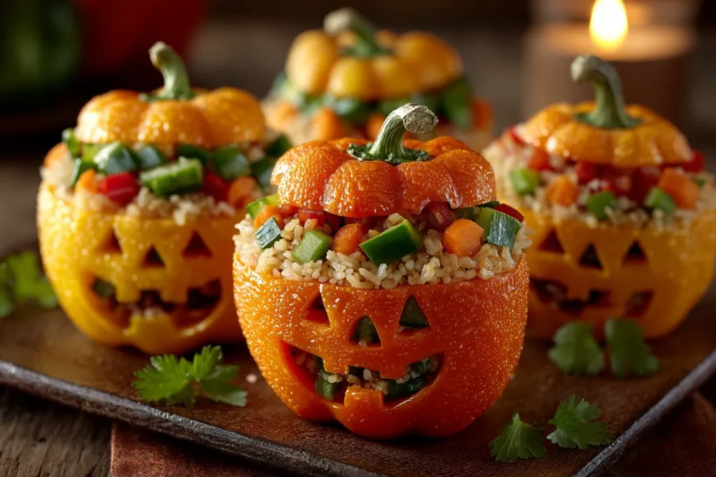 Jack O’Lantern Peppers Recipe: Fun and Festive Halloween Dinner 6 Jack O’Lantern Peppers Recipe: Festive Halloween Dinner