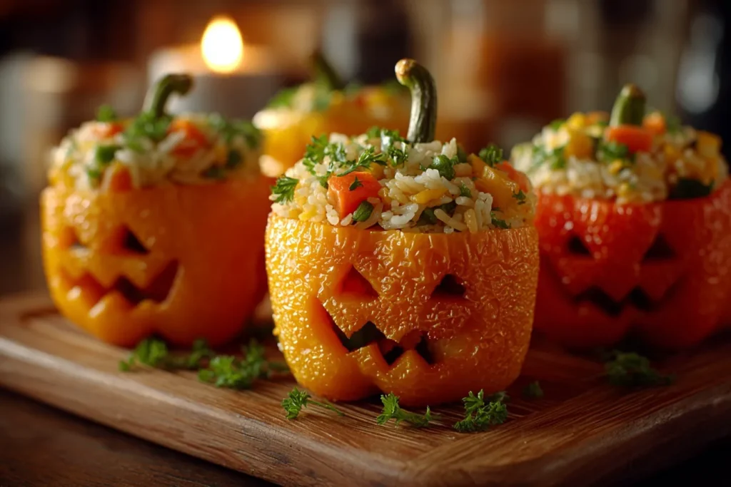 Jack O’Lantern Peppers Recipe: Fun and Festive Halloween Dinner 8 Jack O’Lantern Peppers Recipe: Festive Halloween Dinner
