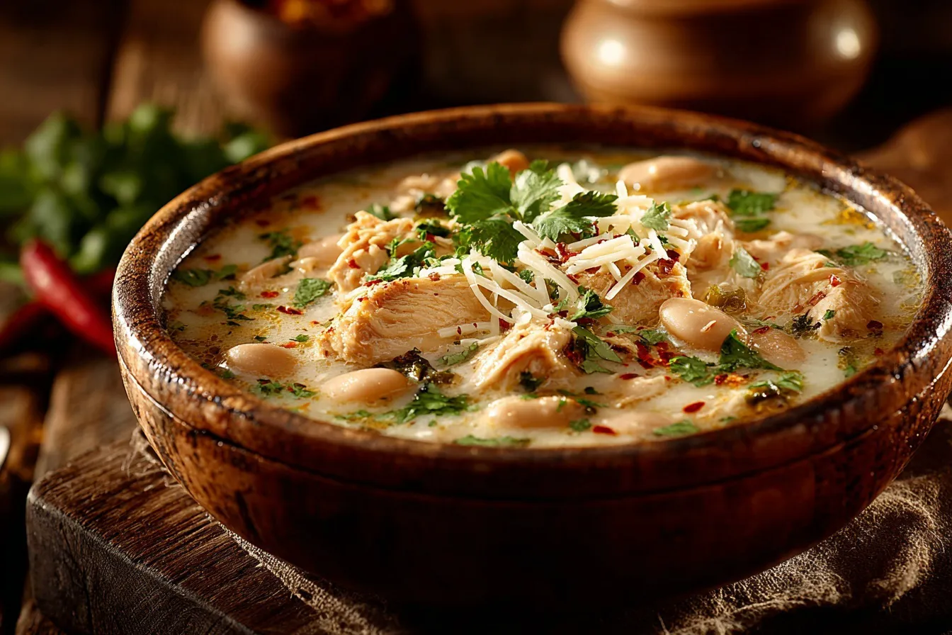 White Chicken Chili Recipe: Creamy and Hearty Comfort Food 5 White Chicken Chili Recipe: Creamy Comfort in a Bowl