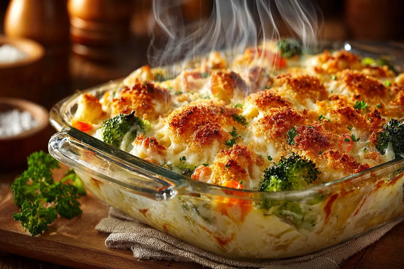 Chicken Vegetable Casserole: Creamy, Easy, and Family-Approved