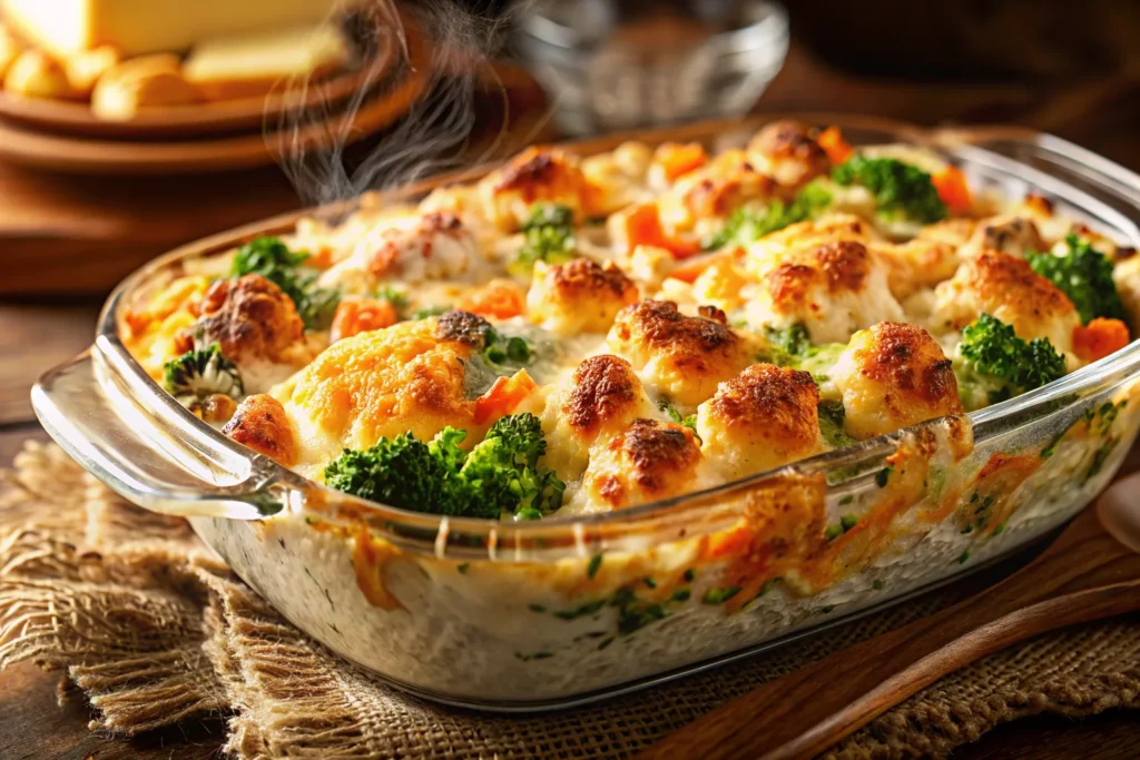 Chicken Vegetable Casserole: A Heartwarming Family Classic 8 Chicken Vegetable Casserole: Creamy, Easy, and Family-Approved