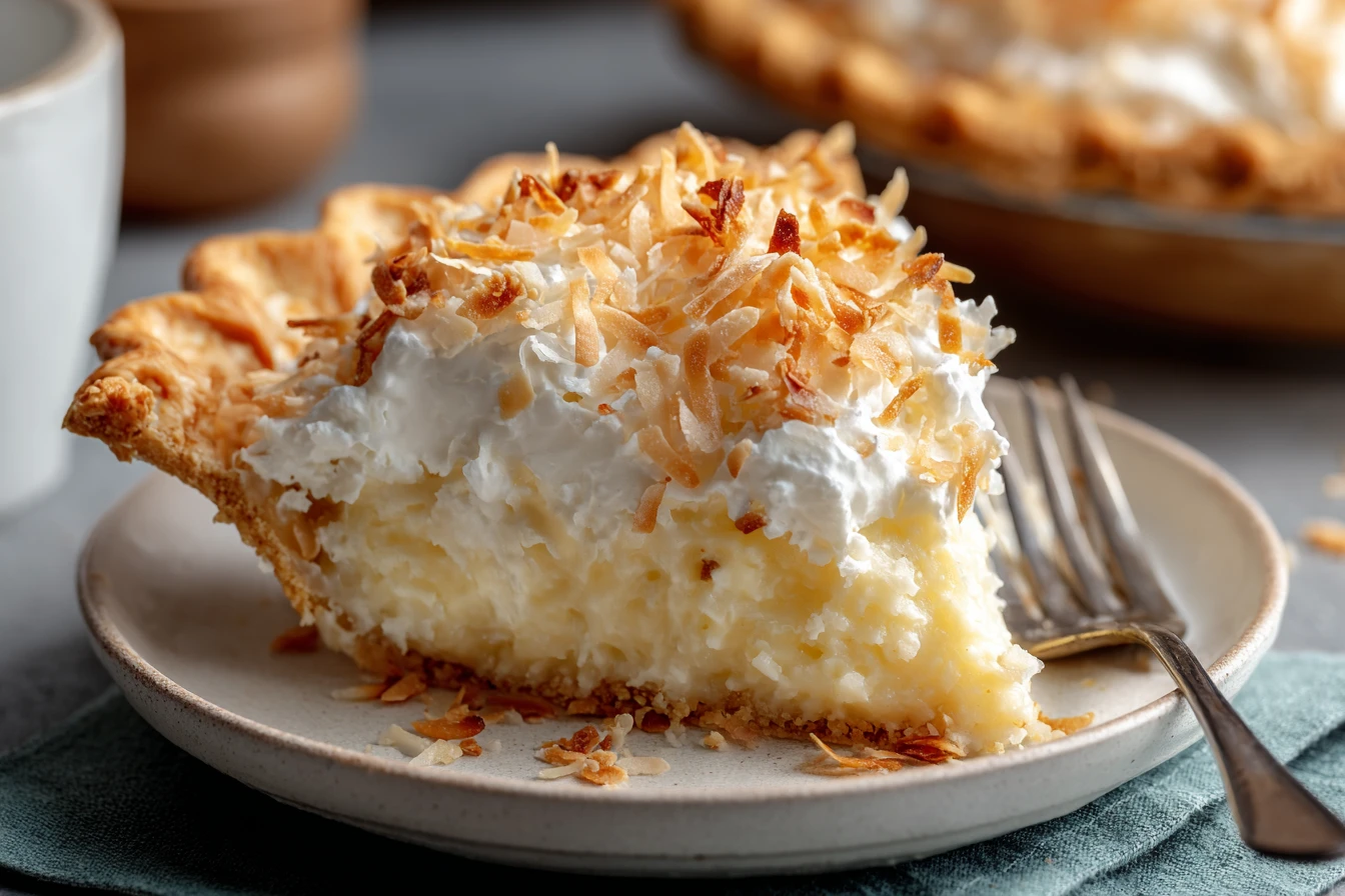 Best Homemade Coconut Cream Pie Recipe Easy Coconut Cream Pie From Scratch Classic Coconut Cream Pie Tutorial How To Make ...