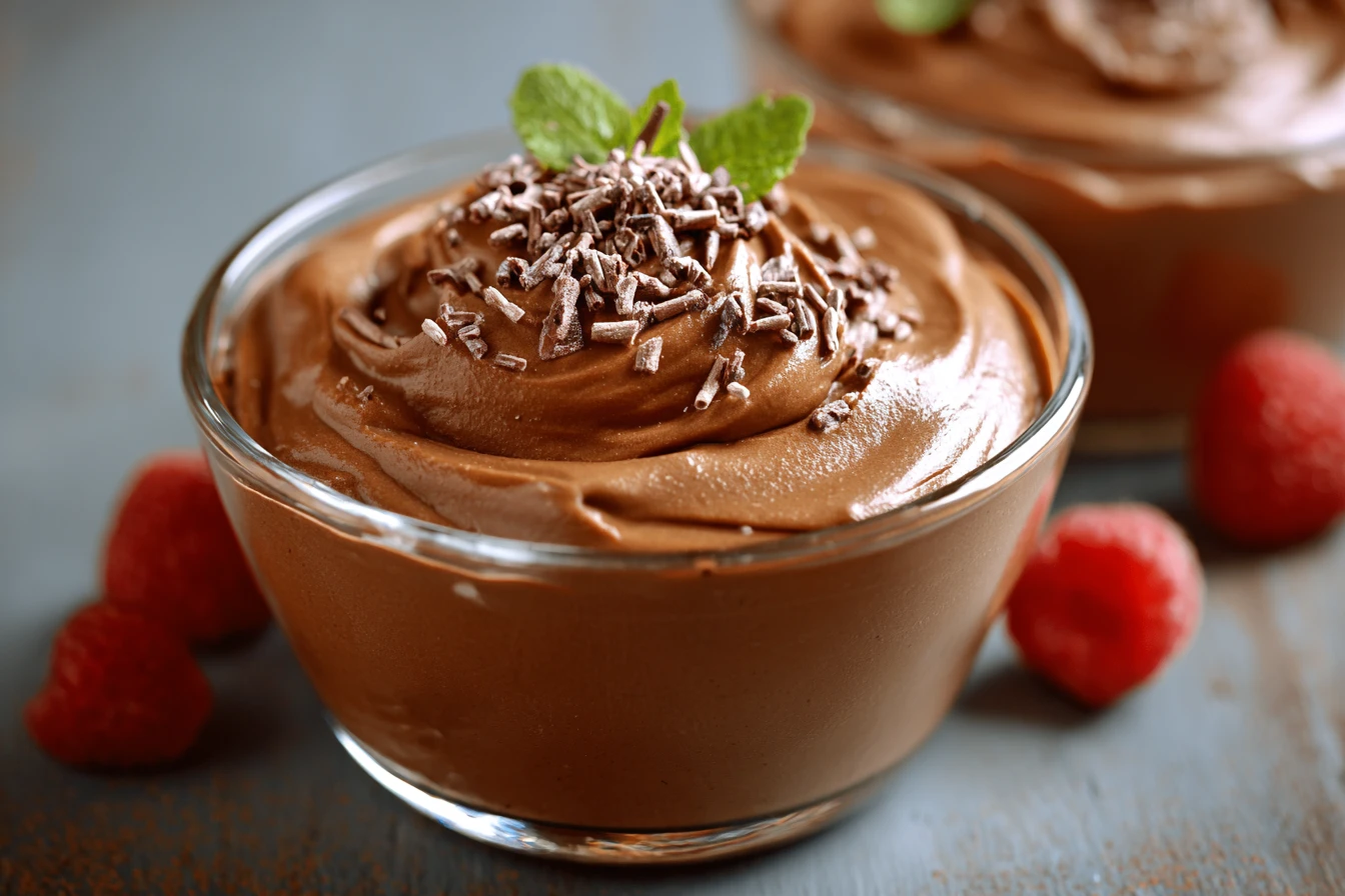Chocolate Avocado Mousse Recipe Low-carb Chocolate Avocado Dessert Healthy Chocolate Avocado Mousse Vegan Chocolate Avocad...