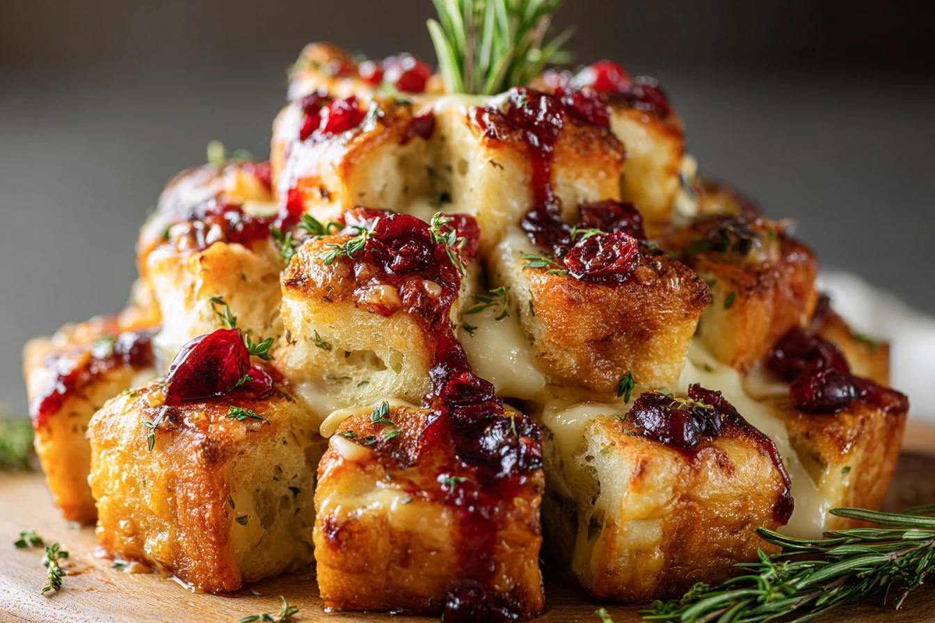 Cranberry & Brie Pull‑Apart Bread Tree: A Festive & Savory Holiday Treat 4 Cranberry Brie Pull Apart Bread Recipe Festive Cranberry Brie Bread Tree Savory Holiday Bread Ideas Cranberry Brie Appetiz...