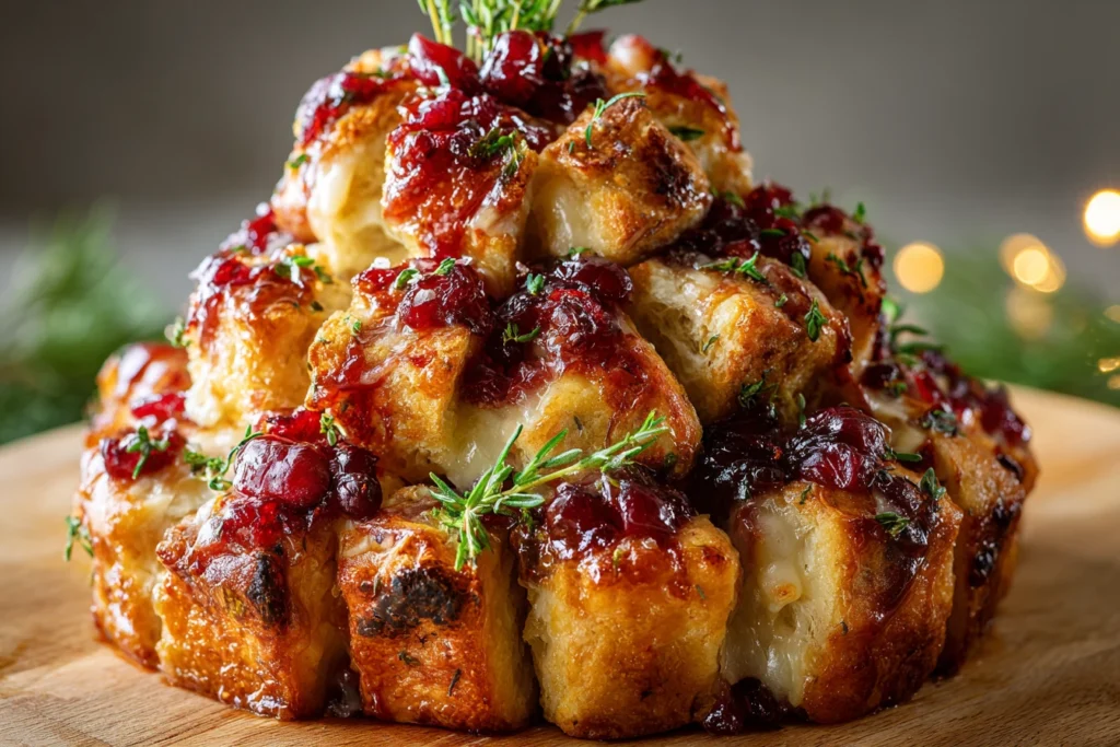 Cranberry & Brie Pull‑Apart Bread Tree: A Festive & Savory Holiday Treat 1 Cranberry Brie Pull Apart Bread Recipe Festive Cranberry Brie Bread Tree Savory Holiday Bread Ideas Cranberry Brie Appetiz...