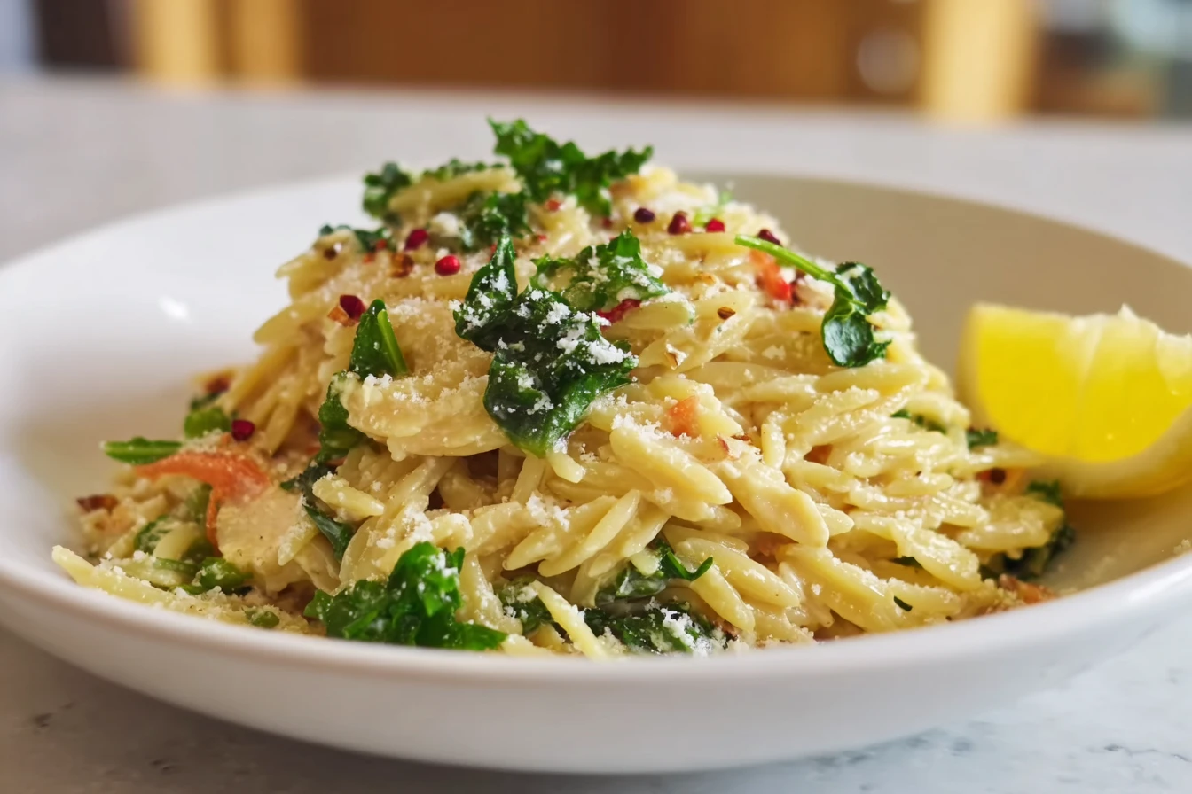 Creamy Chicken Pot Pie Orzo Recipe Homemade Easy Chicken Pot Pie Orzo Casserole Best Creamy Orzo Pot Pie Low Fat Chicken P...