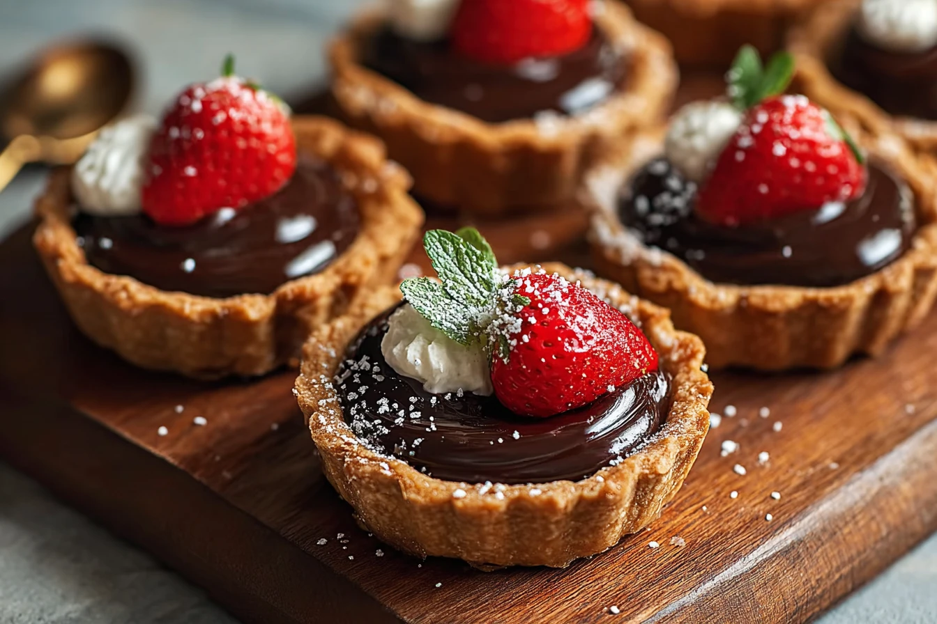 Decadent Mini Chocolate Tarts You Can Make in Minutes