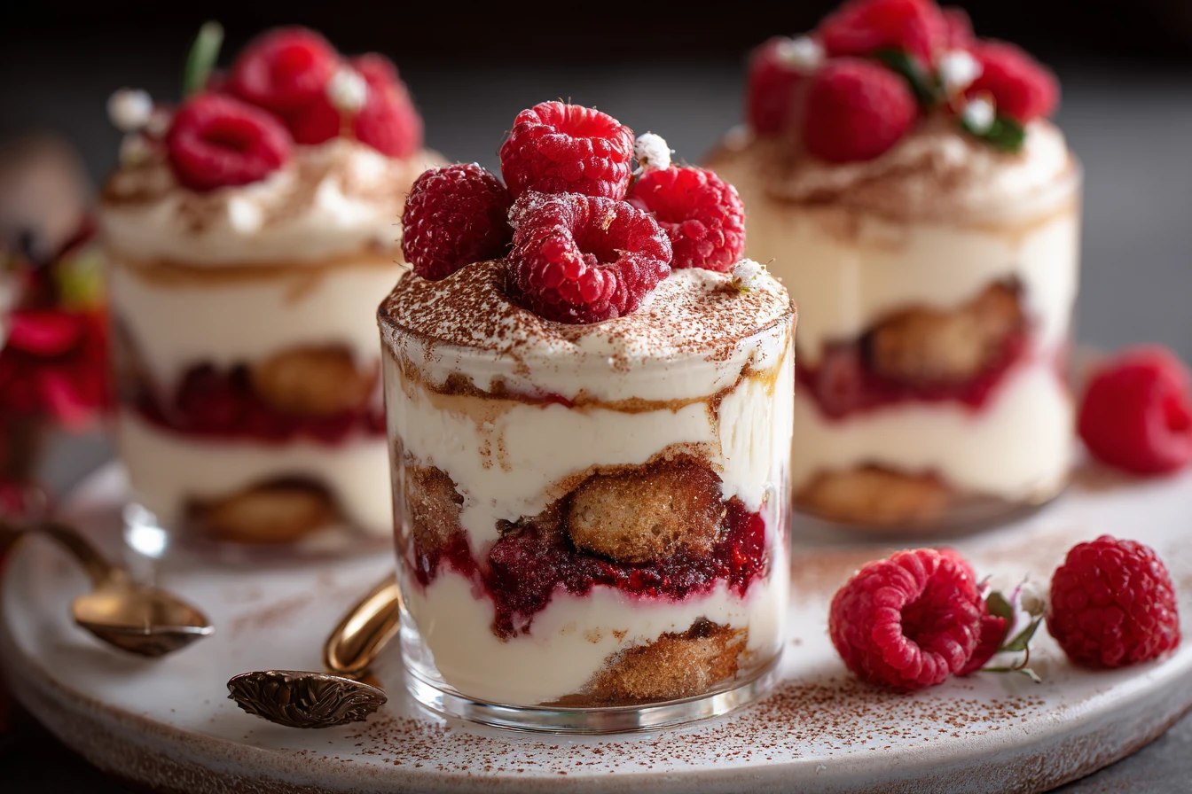 Raspberry Tiramisu Cups : No-Bake, Elegant & Perfectly Romantic 5 Raspberry Tiramisu Cups : No-Bake, Elegant & Perfectly Romantic