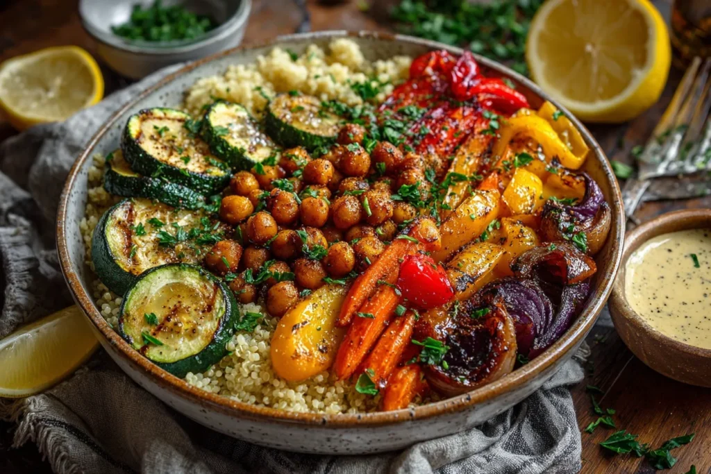 Roasted Veggie Chickpea Bowls: A Cozy, Flavorful Journey 8 Roasted Veggie Chickpea Bowls