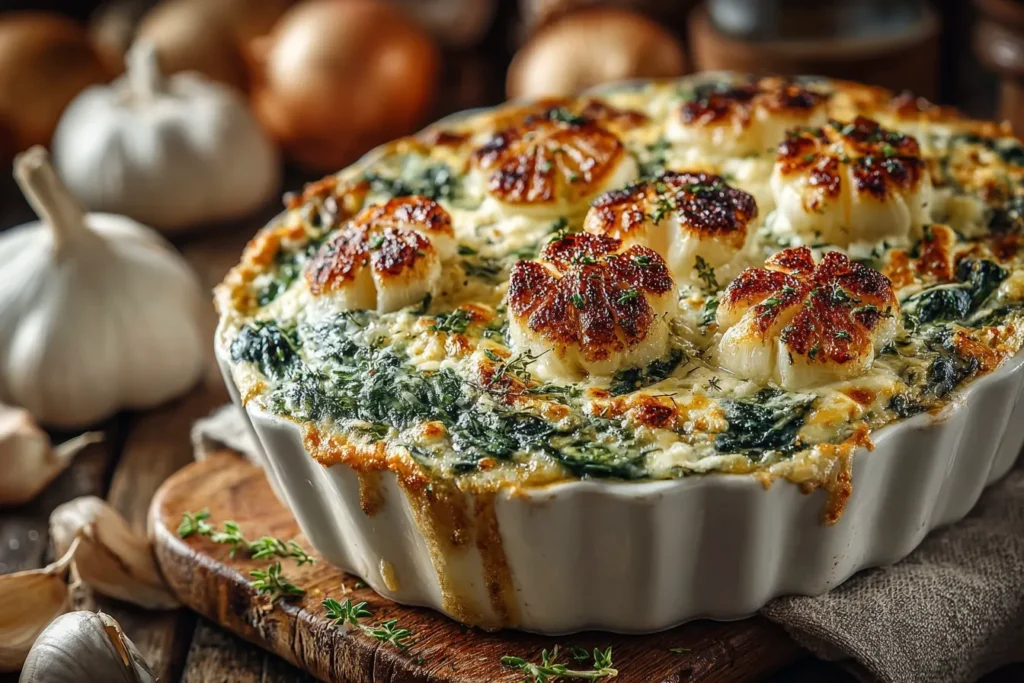 Feta Roasted Garlic Bake
