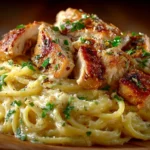 Garlic Parmesan Chicken Spaghetti