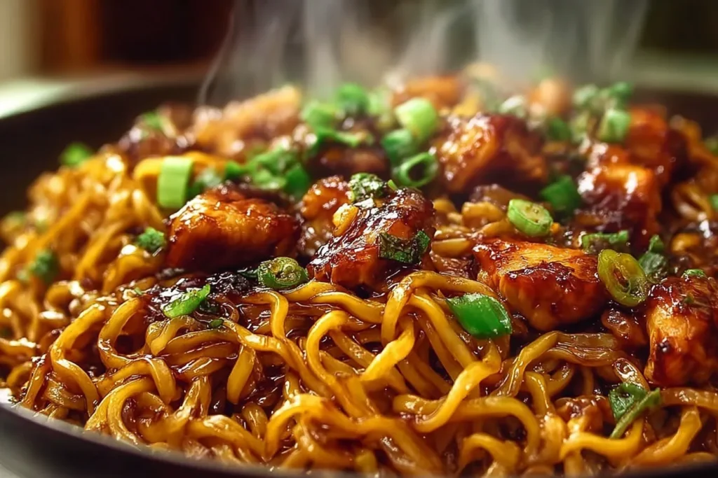 Sticky Garlic Chicken Noodles 5 Sticky Garlic Chicken Noodles – Easy, Flavorful & Irresistible