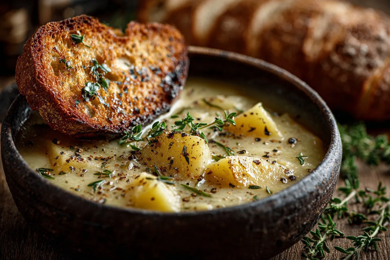 Herb Potato Soup (Creamy, Comforting & Full of Flavor) 4 Herb Potato Soup (Creamy, Comforting & Full of Flavor)