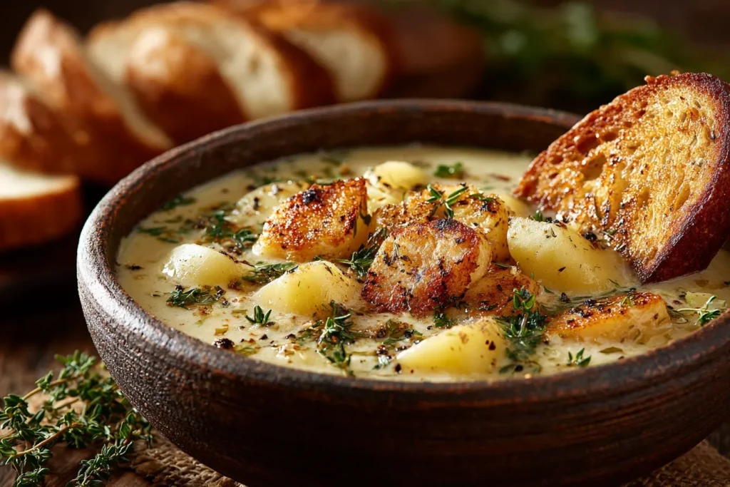 Herb Potato Soup (Creamy, Comforting & Full of Flavor)