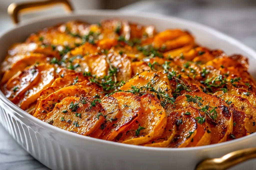 Garlic Butter Sweet Potato Bake (Family-Favorite, 5 Steps)