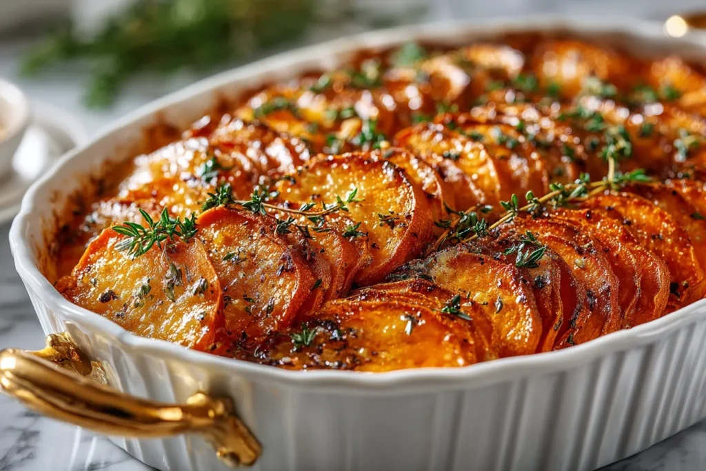 Garlic Butter Sweet Potato Bake (Family-Favorite, 5 Steps)