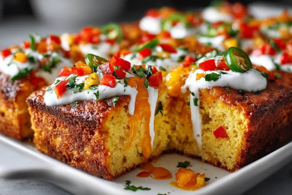 Loaded Cornbread Casserole