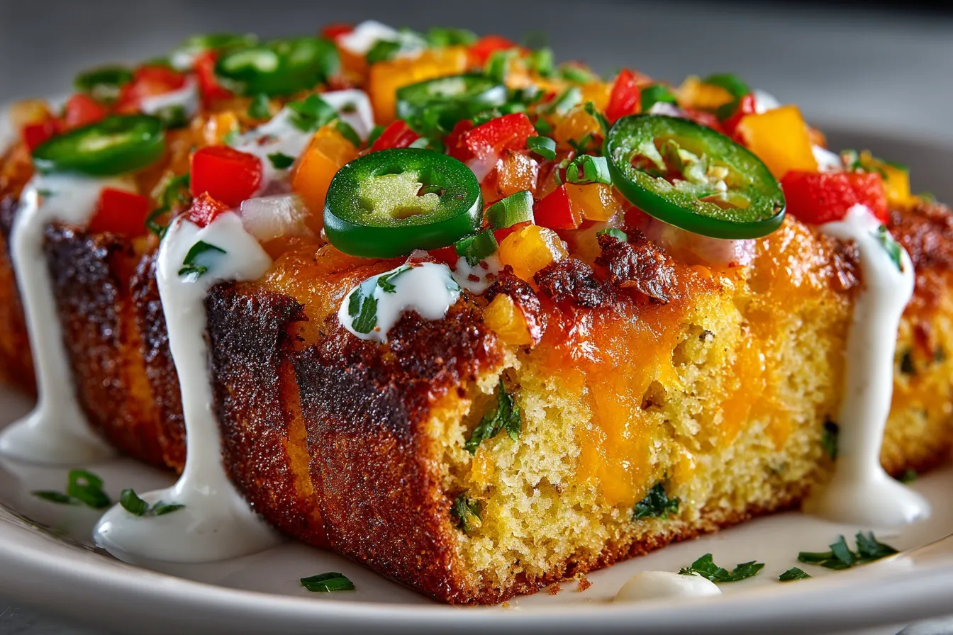 Loaded Cornbread Casserole