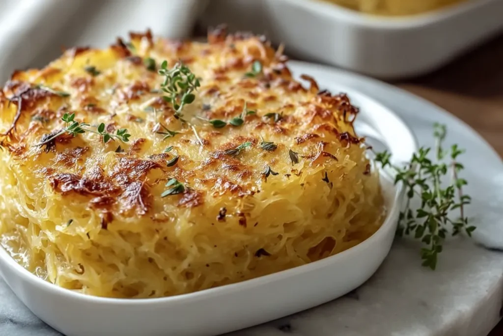 Spaghetti Squash Gratin – Low-Carb Comfort Food