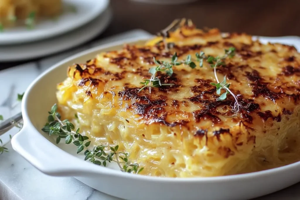 Spaghetti Squash Gratin – Low-Carb Comfort Food