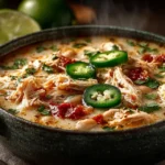 Cajun White Chicken Chili – Creamy, Spicy & Comforting