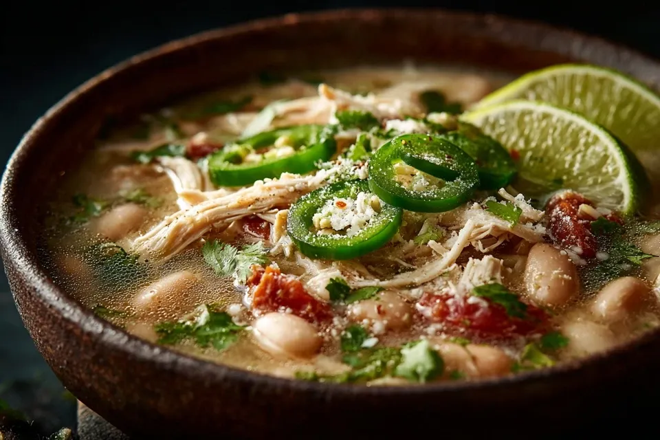 Cajun White Chicken Chili 9 Cajun White Chicken Chili – Creamy, Spicy & Comforting
