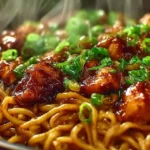 Sticky Garlic Chicken Noodles 7 Sticky Garlic Chicken Noodles – Easy, Flavorful & Irresistible