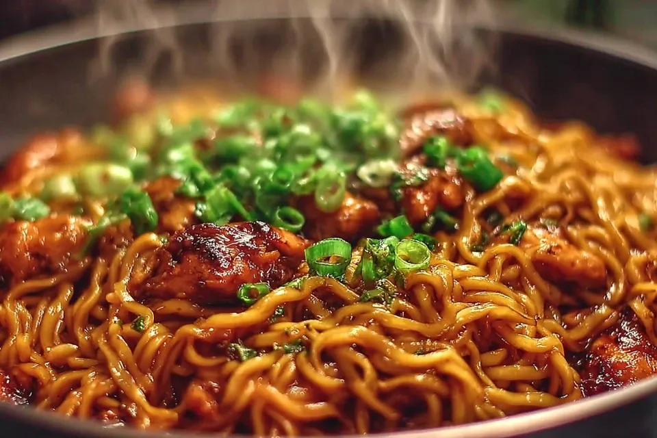 Sticky Garlic Chicken Noodles 9 Sticky Garlic Chicken Noodles – Easy, Flavorful & Irresistible