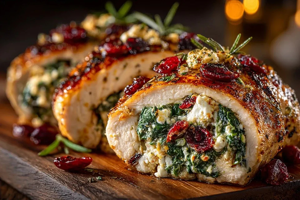 Cranberry Spinach Stuffed Chicken: Sweet, Savory & Simply Delicious
