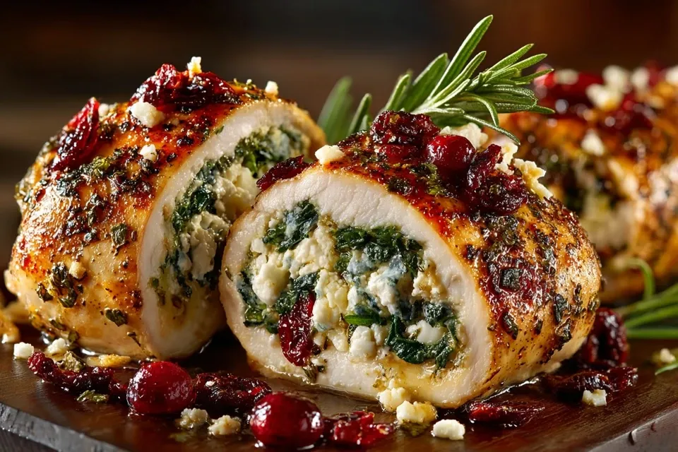 Cranberry Spinach Stuffed Chicken: Sweet, Savory & Simply Delicious