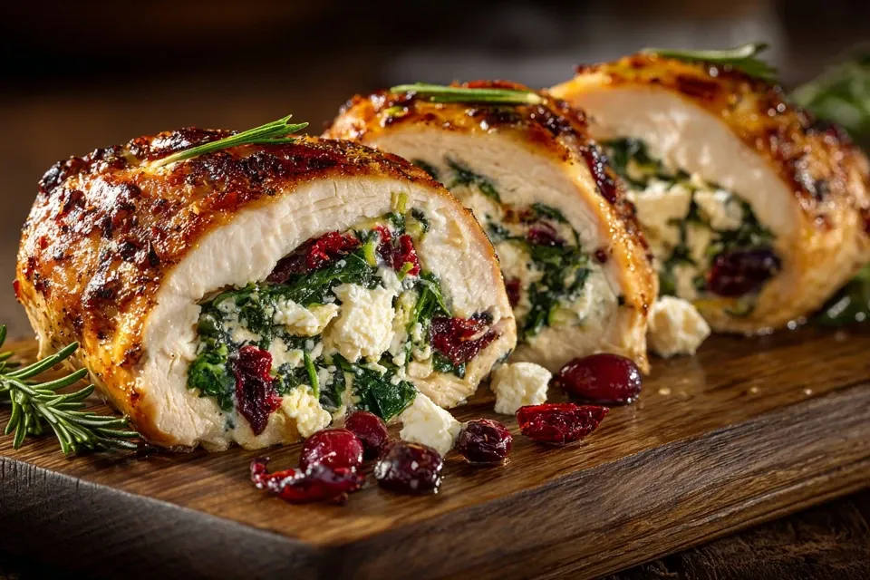 Cranberry Spinach Stuffed Chicken: Sweet, Savory & Simply Delicious