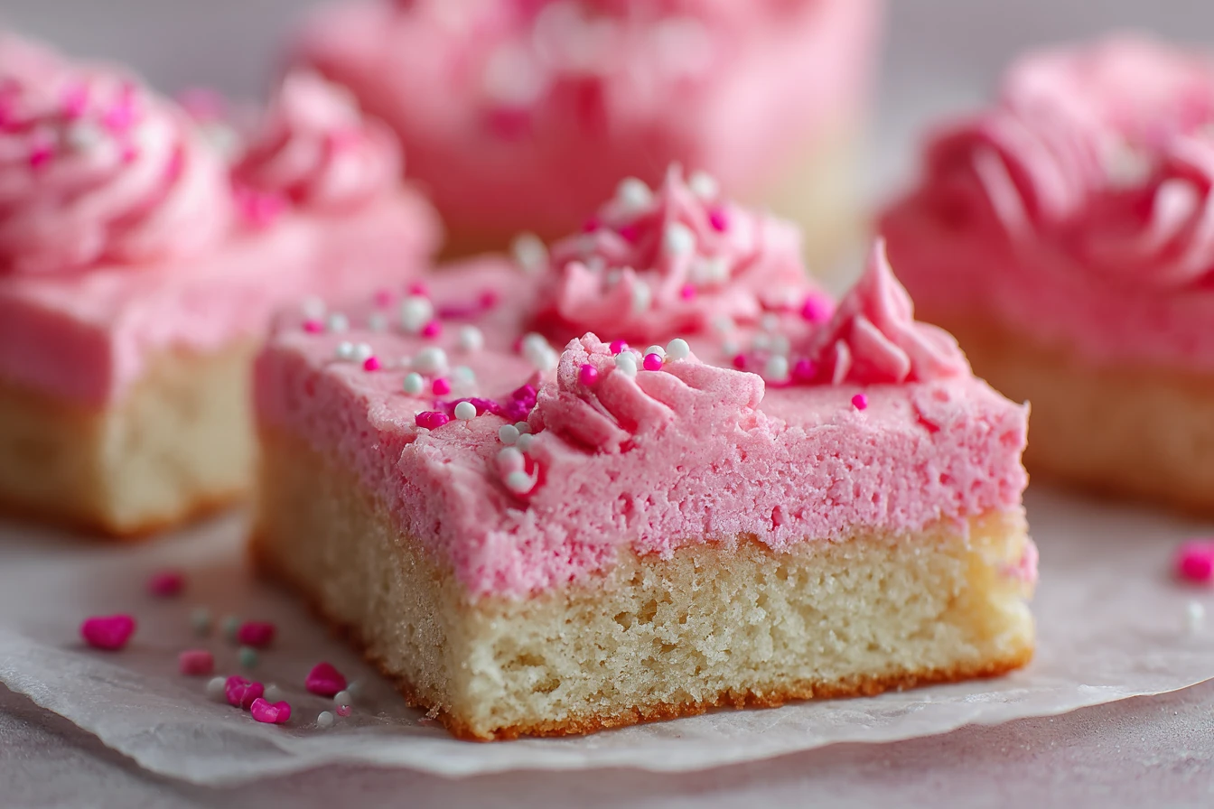 Raspberry Frosted Sugar Cookie Bars Recipe Soft Raspberry Cookie Bars Sweet Pink Cookie Bars Ideas How To Make Frosted Sug...