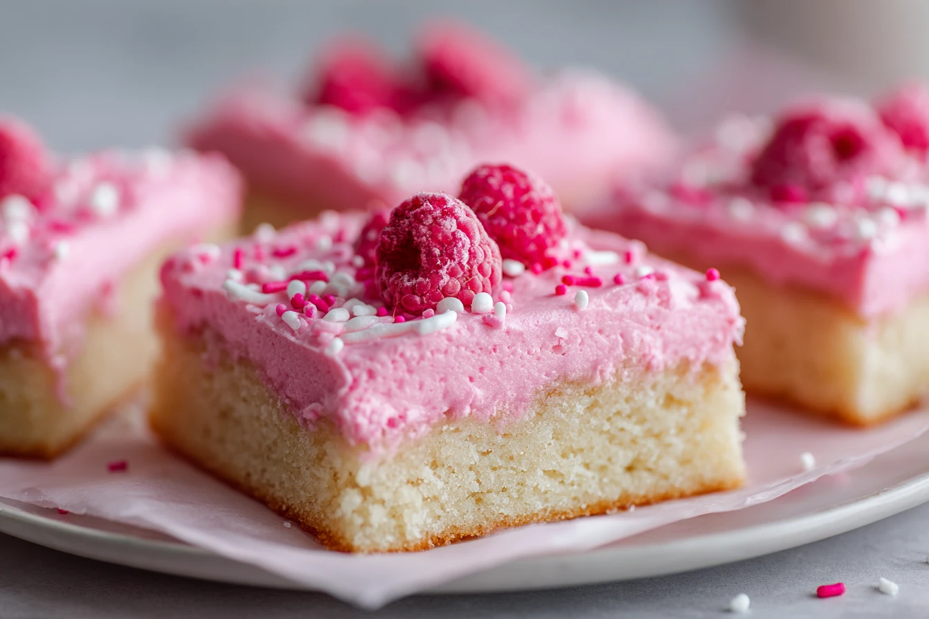 Raspberry Frosted Sugar Cookie Bars Recipe Soft Raspberry Cookie Bars Sweet Pink Cookie Bars Ideas How To Make Frosted Sug...
