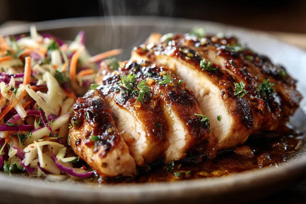 Sticky Apple Cider Chicken Recipe Autumn Slaw Pairing Ideas Best Chicken Recipes For Fall How To Make Sticky Apple Cider C...
