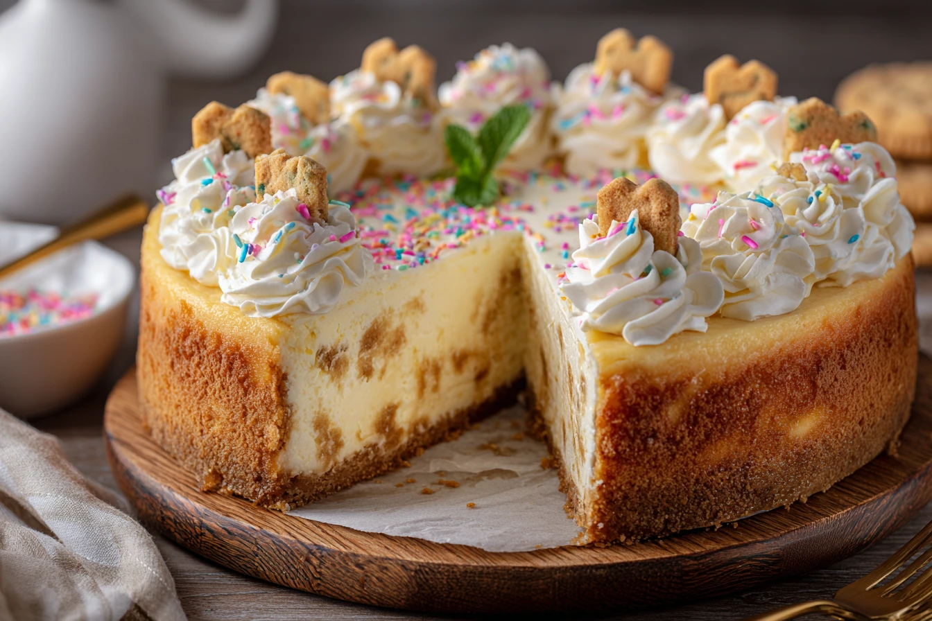 5-Star Sugar Cookie Cheesecake — Creamy & Irresistible 5 SUGAR COOKIE CHEESECAKE