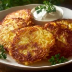 Authentic German Potato Pancakes Recipe Easy German Potato Pancakes For Breakfast Traditional German Kartoffelpuffer Recip...