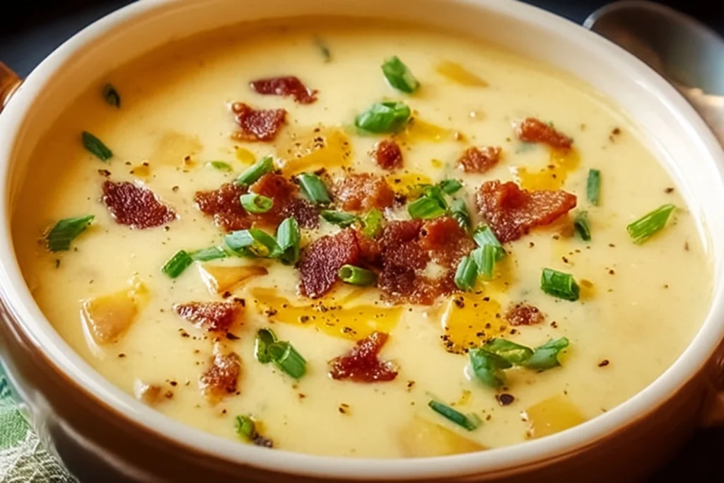 Best Crock Pot Potato Soup Recipe Easy Slow Cooker Potato Soup Creamy Crock Pot Potato Soup Healthy Slow Cooker Potato Sou...