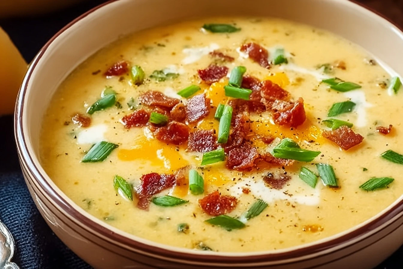 Best Crock Pot Potato Soup Recipe Easy Slow Cooker Potato Soup Creamy Crock Pot Potato Soup Healthy Slow Cooker Potato Sou...