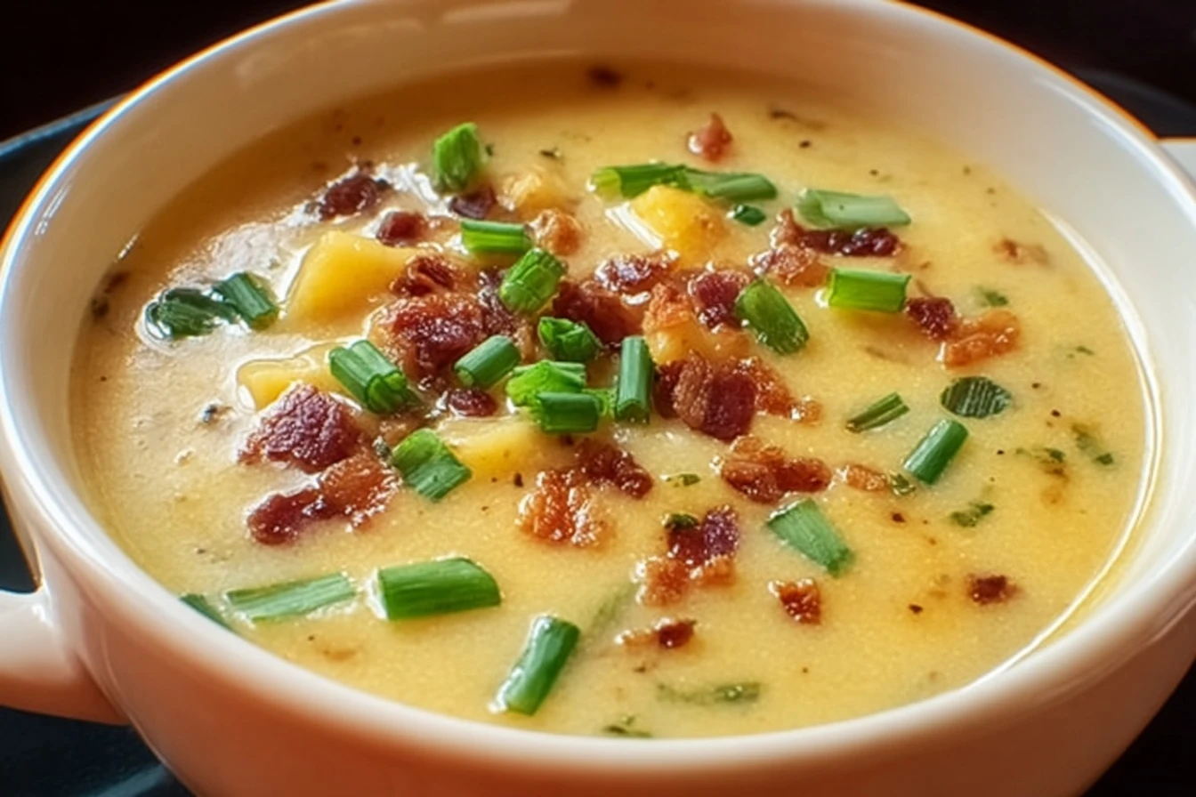 Best Crock Pot Potato Soup Recipe Easy Slow Cooker Potato Soup Creamy Crock Pot Potato Soup Healthy Slow Cooker Potato Sou...