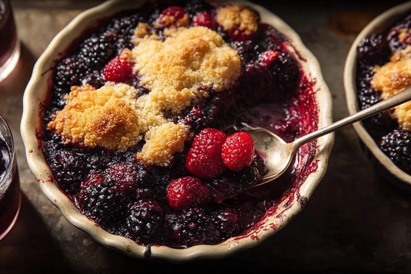 Sweet Blackberry Cobbler Recipe 3 Easy Homemade Sweet Blackberry Cobbler Recipe Best Southern Blackberry Cobbler Recipe Quick Blackberry Cobbler With Fresh ...