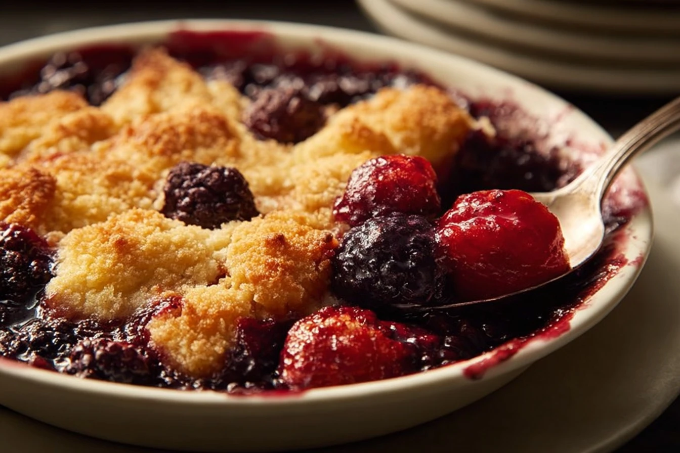 Easy Homemade Sweet Blackberry Cobbler Recipe Best Southern Blackberry Cobbler Recipe Quick Blackberry Cobbler With Fresh ...