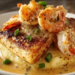 Easy Red Snapper And Shrimp Recipe Cajun Cream Sauce For Fish Best Shrimp And Grits Recipe With Cajun Sauce How To Make Ca...