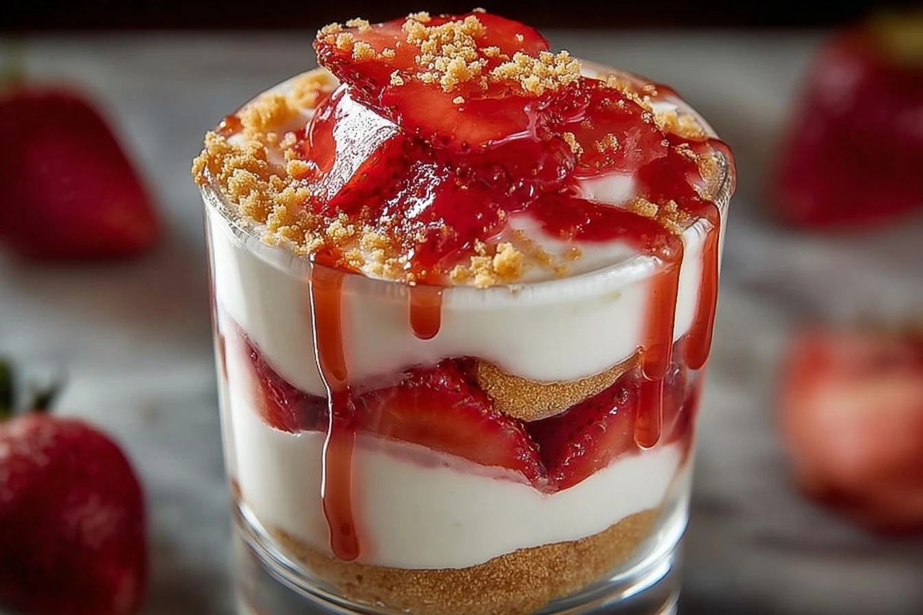 Strawberry Shortcake Cheesecake Cups Recipe 2 Easy Strawberry Shortcake Cheesecake Cups Recipe Homemade Strawberry Cheesecake Cups Recipe Mini Strawberry Shortcake Chee...