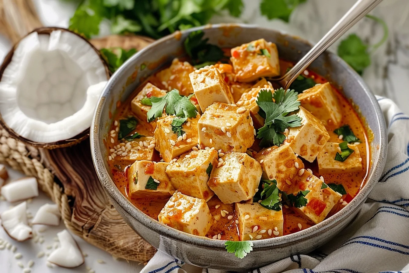 5 savor the taste easy and delicious coconut tofu recipe top
