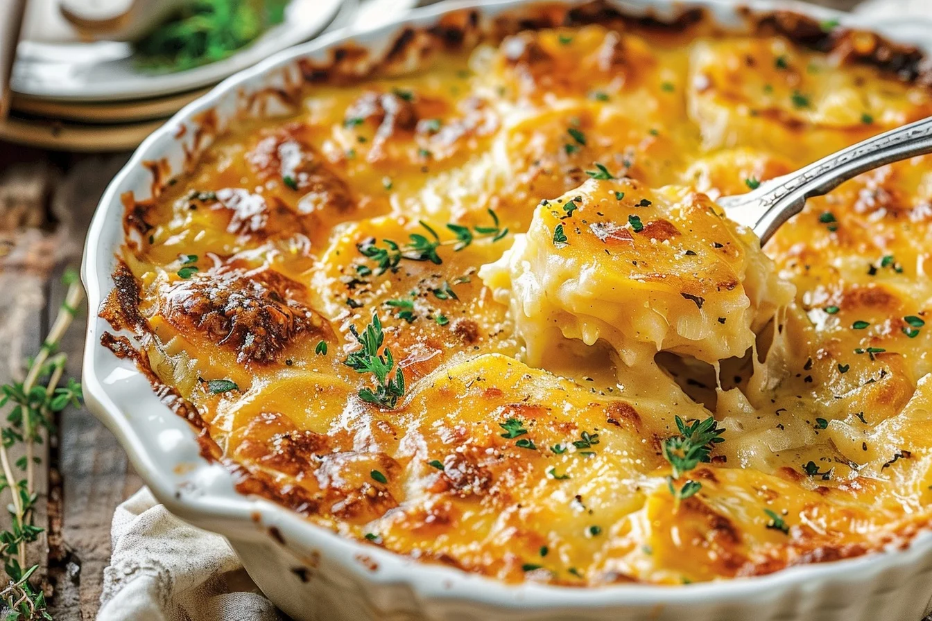 Cheesy Au Gratin Potatoes