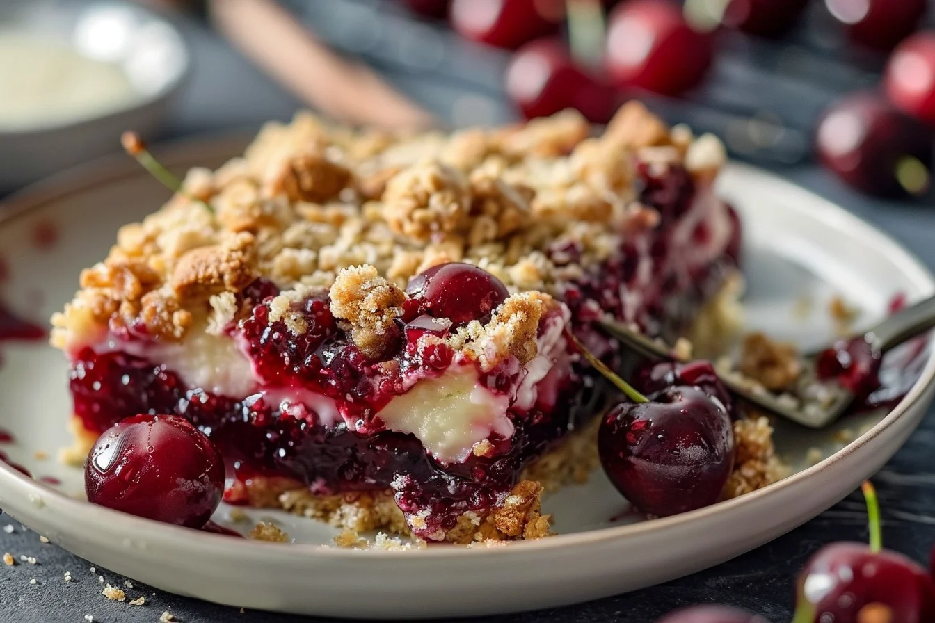 cherry crumble top 1