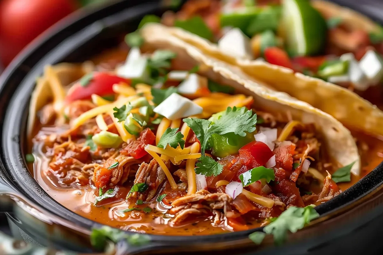 classic crockpot chicken tacos middle