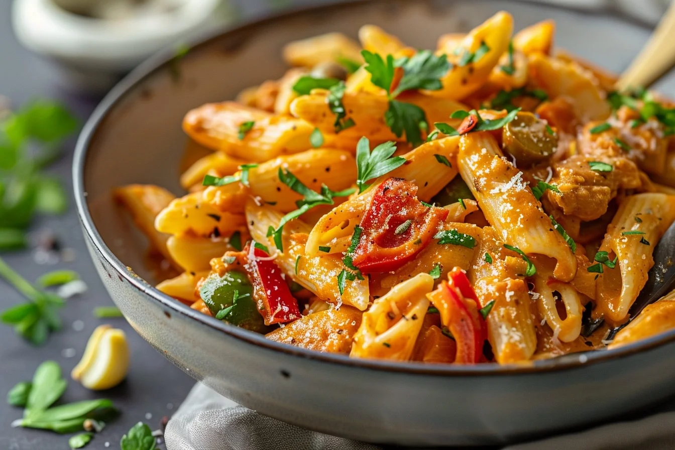creamy vegan cajun pasta end 1