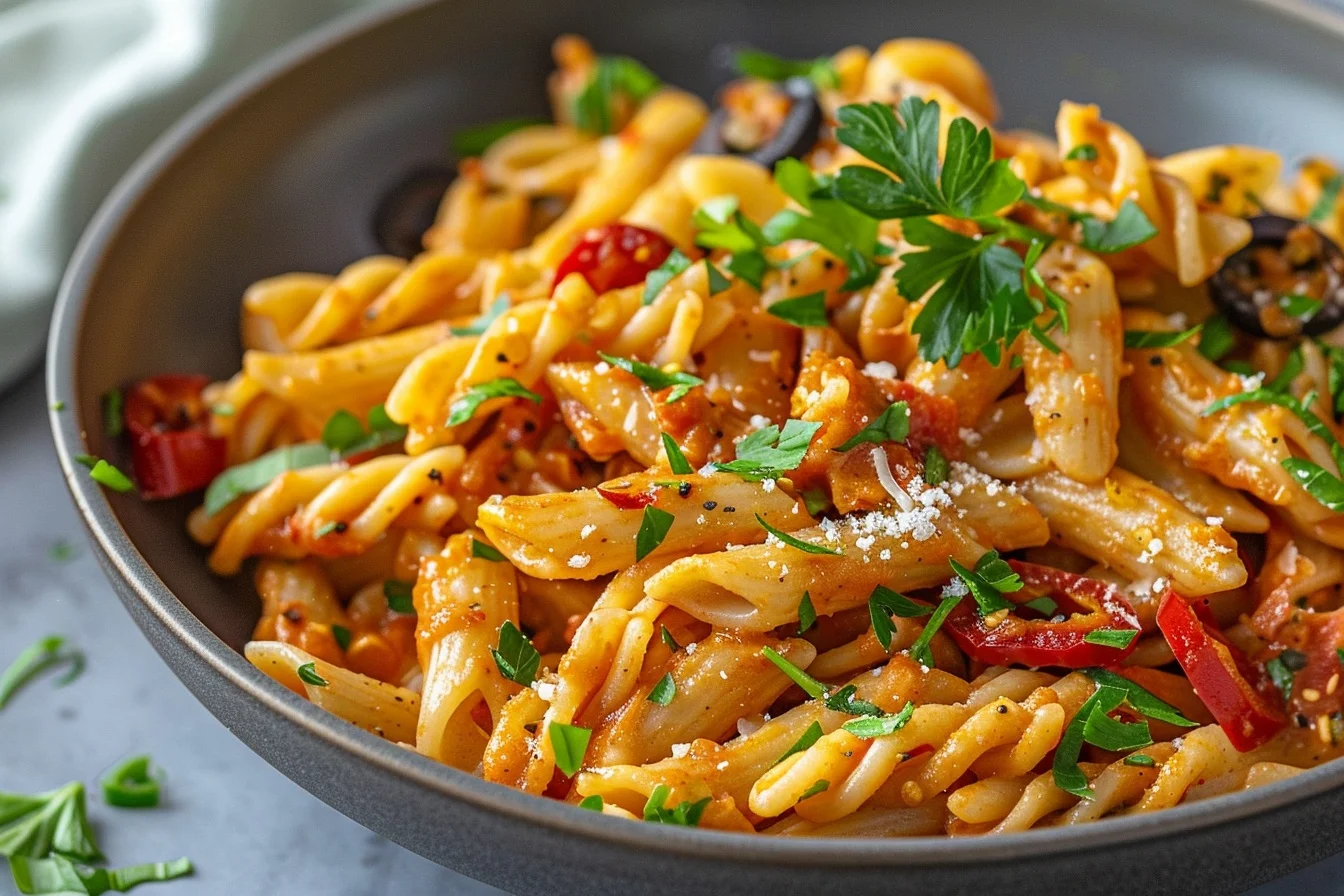 Creamy Vegan Cajun Pasta 4 creamy vegan cajun pasta end